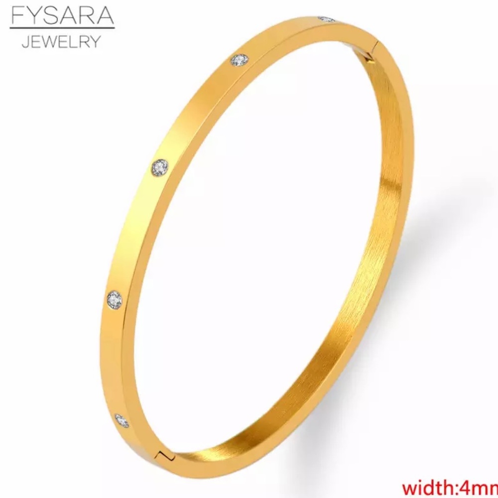 Titanium Steel 4mm Bangle